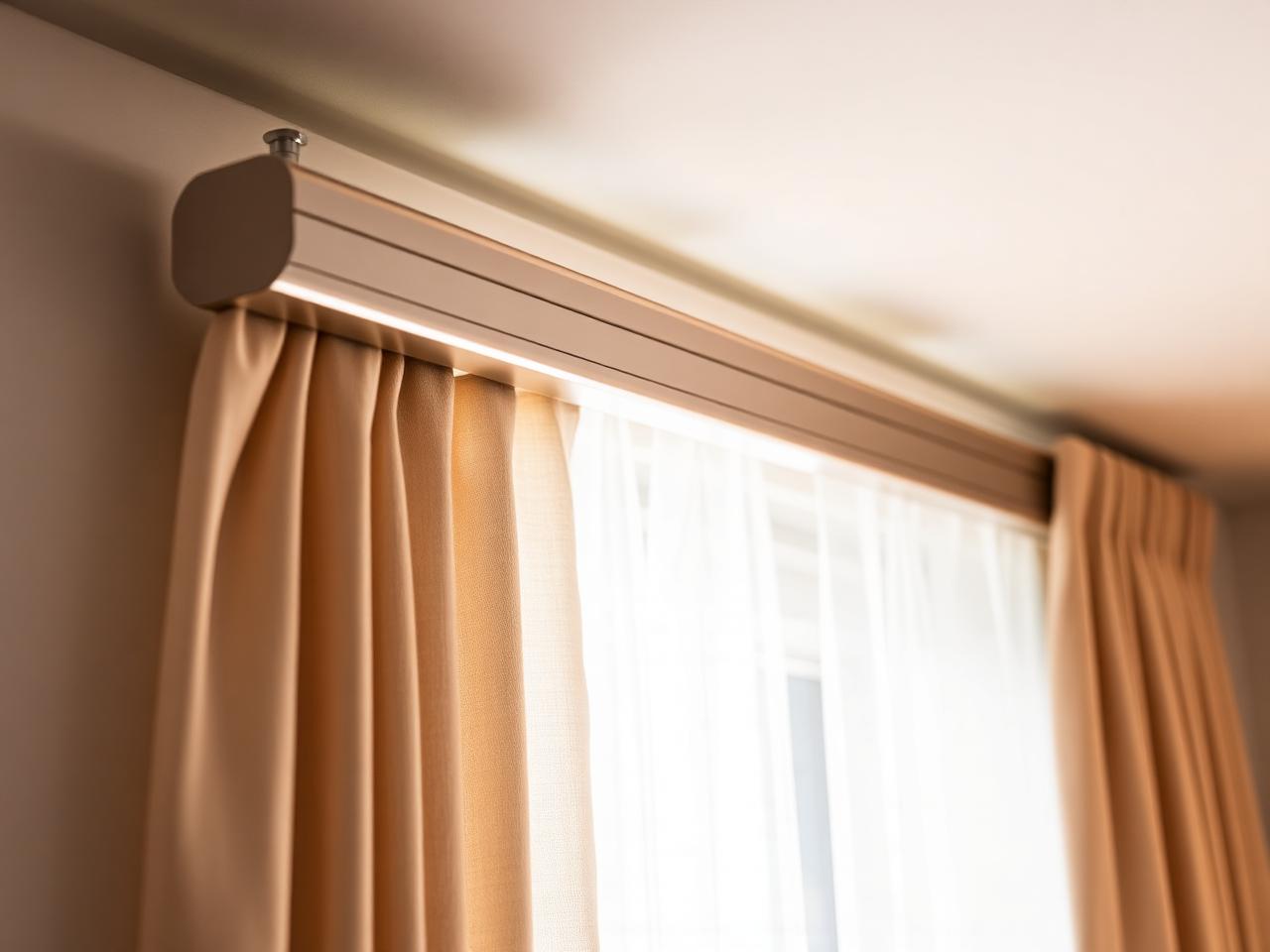 Motorized curtain rails for Dubai smart homes