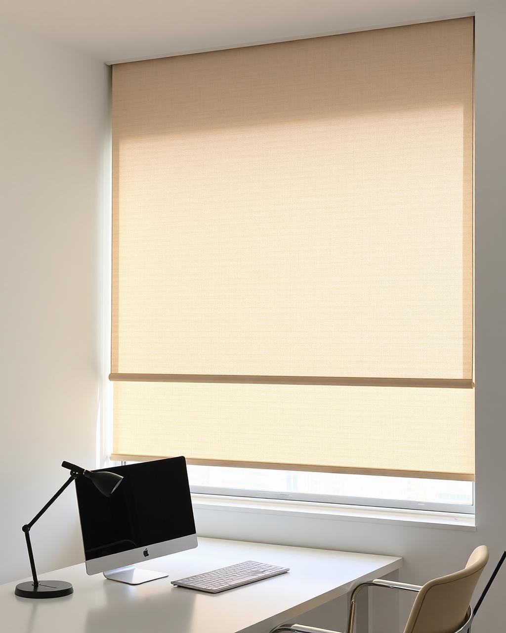 Sunscreen blinds for Downtown Dubai workspace by BCD