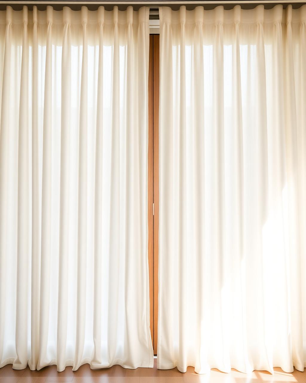 Custom-made curtains for a Dubai villa interior