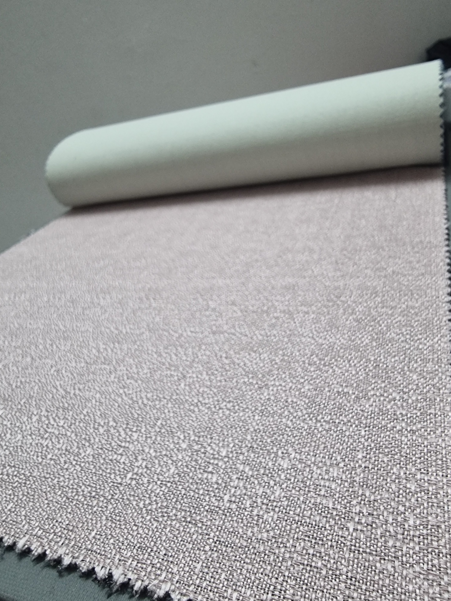 Linen Collection — real fabric sample from our Dubai showroom