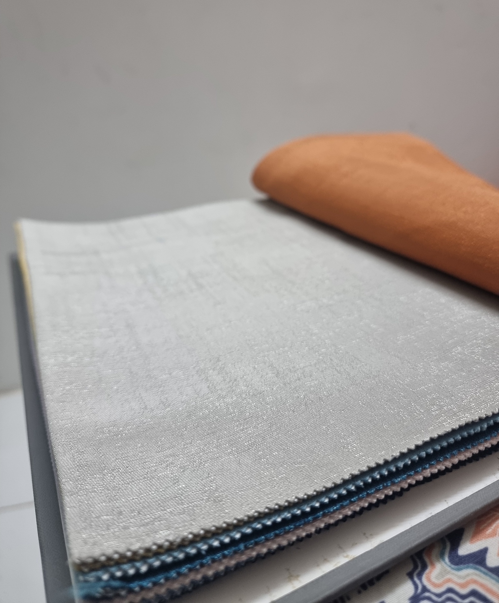 Sheer Collection — real fabric sample from our Dubai showroom