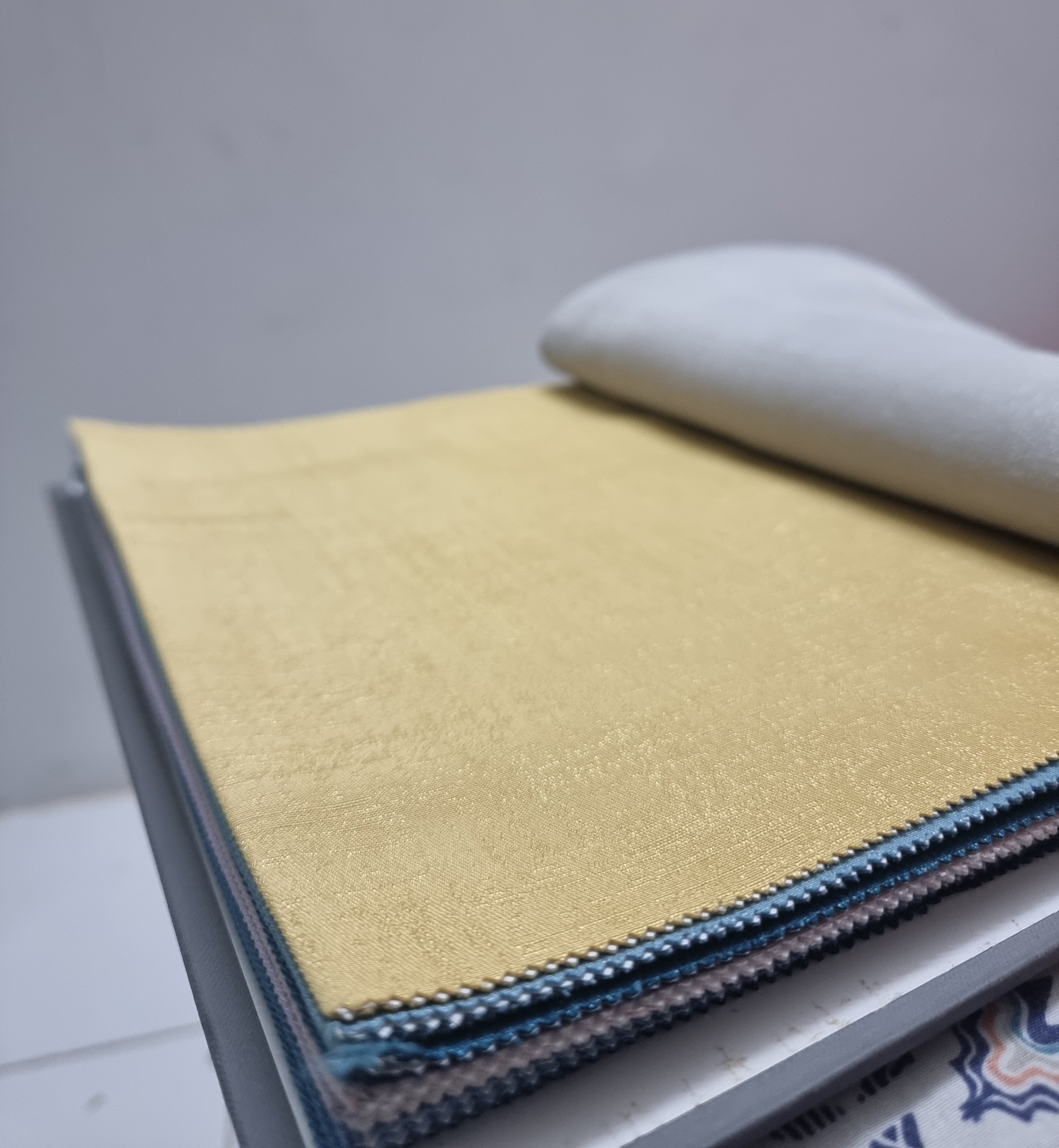Silk Curtains for Dubai homes — fabric sample by BCD