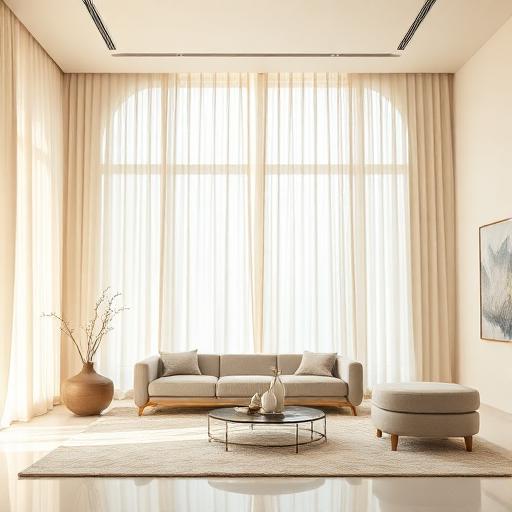 Modern Minimalist curtain style